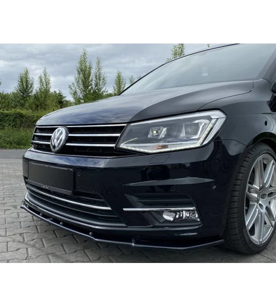 VW Caddy Mk4 2015-2020 Standard Front Bumper Lip Splitter Maxton