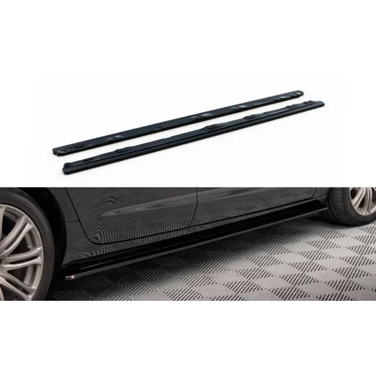 Audi A6 C7 Yrs 12 - on MAXTON Sideskirt Extensions Diffusers Splitters