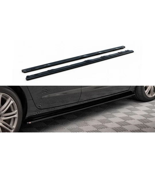 Audi A6 C7 Yrs 12 - on MAXTON Sideskirt Extensions Diffusers Splitters