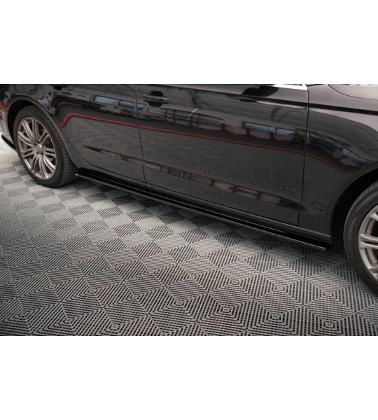 Audi A6 C7 Yrs 12 - on MAXTON Sideskirt Extensions Diffusers Splitters