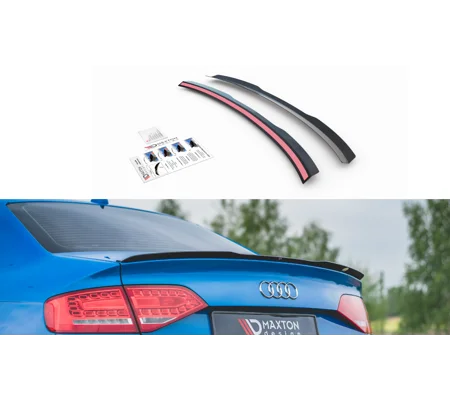 Audi A4 B8 Yrs 08- 19 SE S Line Models MAXTON SPOILER GLOSS BLACK