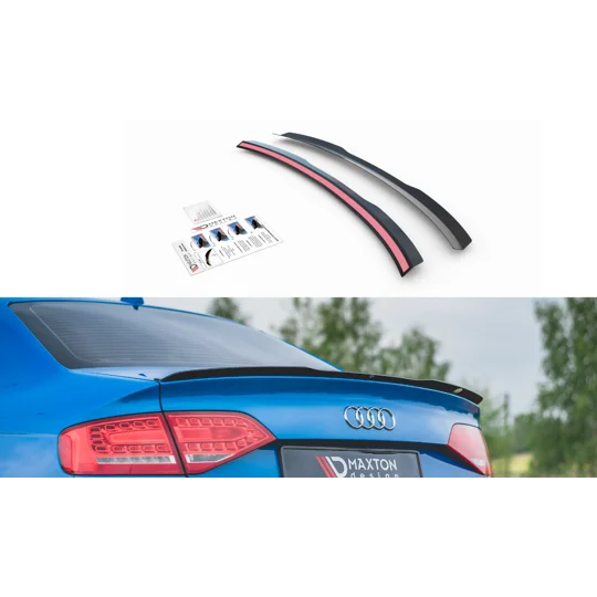 Audi A4 B8 Yrs 08- 19 SE S Line Models MAXTON SPOILER GLOSS BLACK