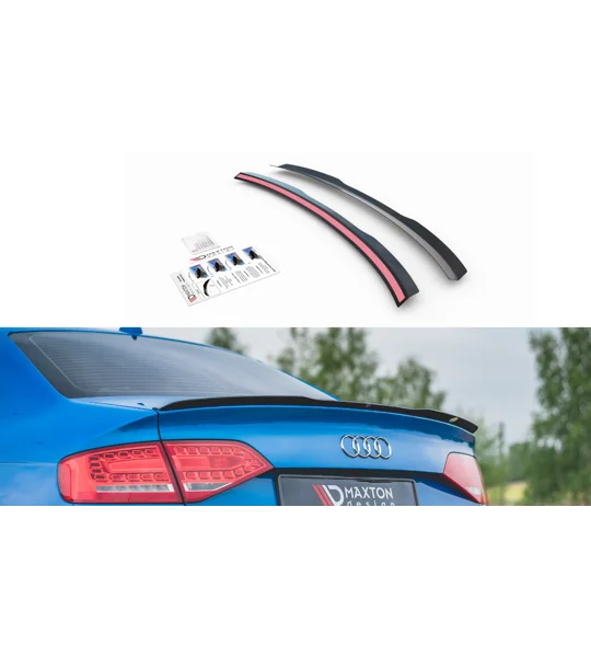 Audi A4 B8 Yrs 08- 19 SE S Line Models MAXTON SPOILER GLOSS BLACK