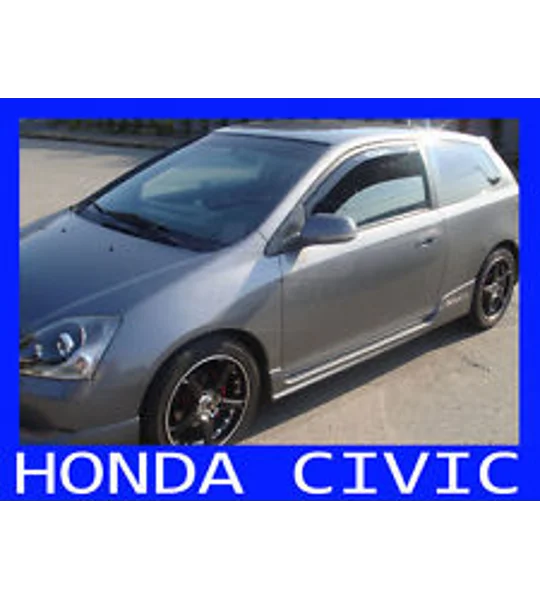 Honda Civic EP3 EP2 Yrs 01-05 3DR Brand New Heko 2 Piece Wind Deflectors 17115