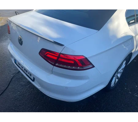 VW Passat B8 Yrs 14-22 Rear Boot Lip Spoiler Gloss Black