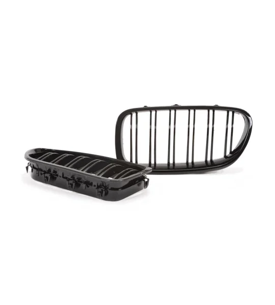 BMW F10 F11 5 Series & Estate Yrs 11-16 Gloss Black Kidney Bonnet Grills