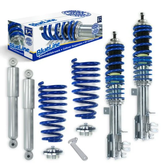 Fiat 500 / Abarth Type 312 1.2 8V, 1.3, 1.4 16V, JOM Blueline Coilovers Suspension Kit