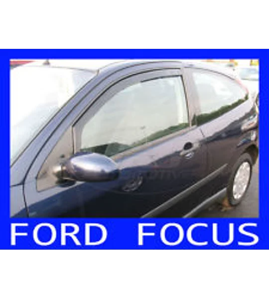 Ford Focus Mk II 2 3Dr Yrs 04-09 Brand New Heko 2 Piece Wind Deflectors 15228