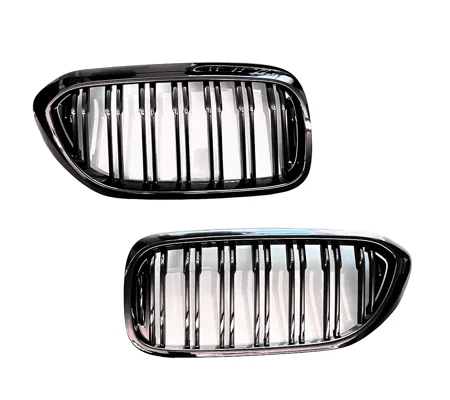 BMW G30 G31 5 Series & Estate Yrs 17- Gloss Black Kidney Bonnet Grills