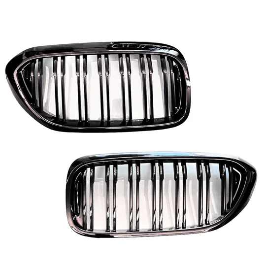 BMW G30 G31 5 Series & Estate Yrs 17- Gloss Black Kidney Bonnet Grills