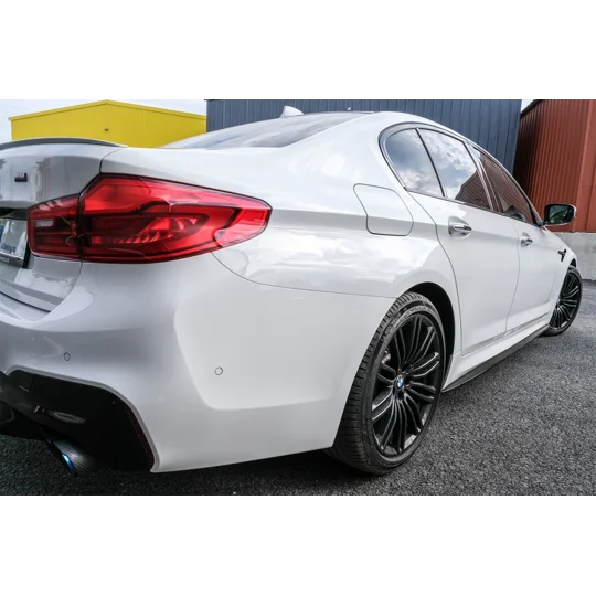 BMW 5 Series G30 2017 on M Performance Front Bumper Lip Plastic Matt Black