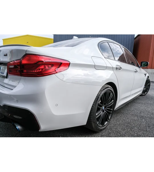 BMW 5 Series G30 2017 on M Performance Front Bumper Lip Plastic Matt Black