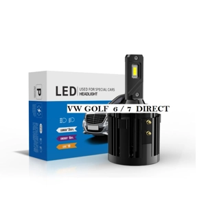 VW GOLF MK 6 7 DIRECT FIT CANBUS POWER FAN COOLED LED HEADLIGHT BULBS H1 H3 H4 H7 H11 HB4 HB3 H8