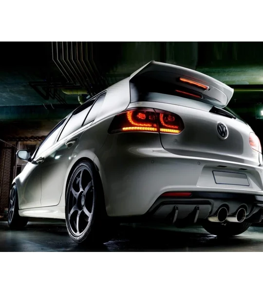 VW Golf MK 6 Yrs 09-12 Cherry RED Full LED Taillights RHD R20 GTD