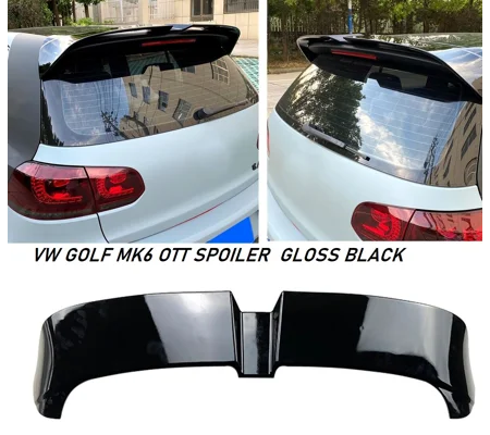 VW Golf MK VI 6 Yrs 09-13 Oettinger Style Spoiler Gloss Black