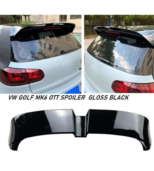 VW Golf MK VI 6 Yrs 09-13 Oettinger Style Spoiler Gloss Black
