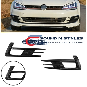 VW Golf MK 7 13- Gloss Black Foglamp Covers