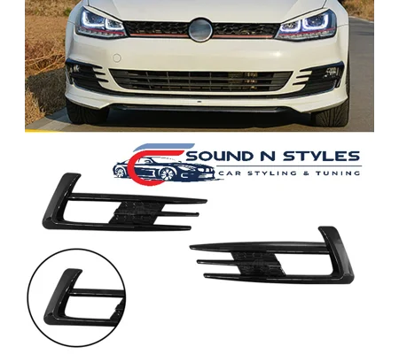 VW Golf MK 7 13- Gloss Black Foglamp Covers