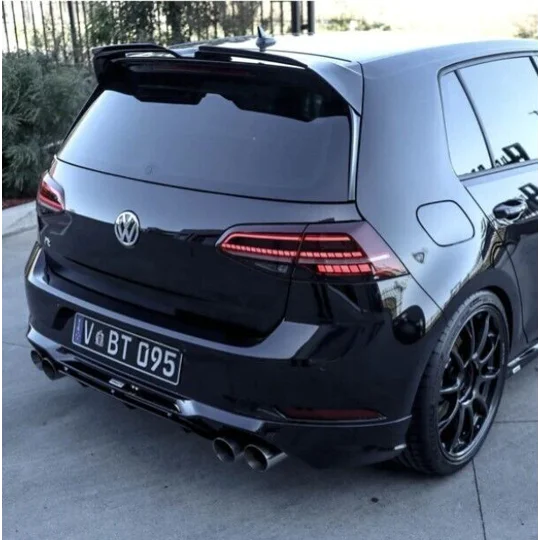 VW Golf MK VII 7 GTD GTI Yrs 14- Oettinger Style Spoiler Gloss Black