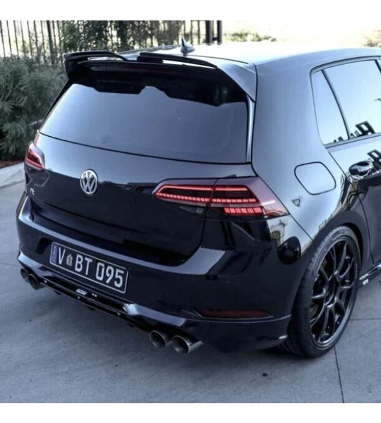 VW Golf MK VII 7 GTD GTI Yrs 14- Oettinger Style Spoiler Gloss Black