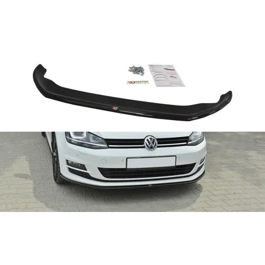 VW Golf MK 7 VII Yrs 12-17 Standard Front Bumper Lip Splitter Maxton