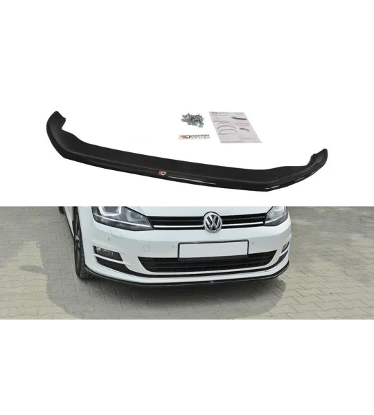 VW Golf MK 7 VII Yrs 12-17 Standard Front Bumper Lip Splitter Maxton