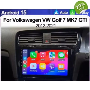 VW Golf Mk 7 Yrs 12-20, 10.1'' Multimedia Apple Car Android Auto Bluetooth Wifi Maps