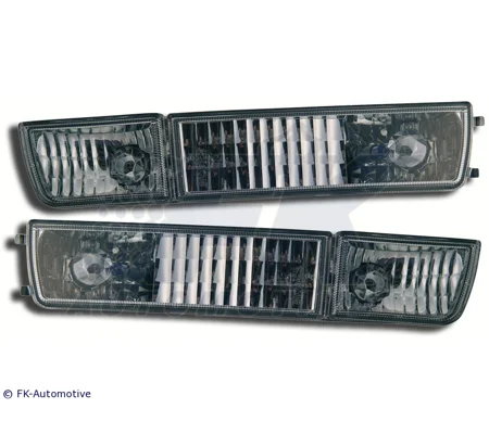 VW GOLF MK3 & Vento Yrs 92 - 97 Front Foglight Kit, Incl Indicators & Sidelights Crystal