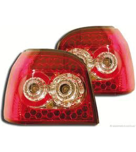 VW GOLF MK3 Yrs 92 - 98 Crytstal LED Tail lights Rear E marked
