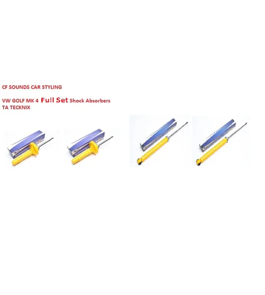 VW Bora Yrs 98-04 Full Set of Sport Shock Absorbers TA TECHNIX