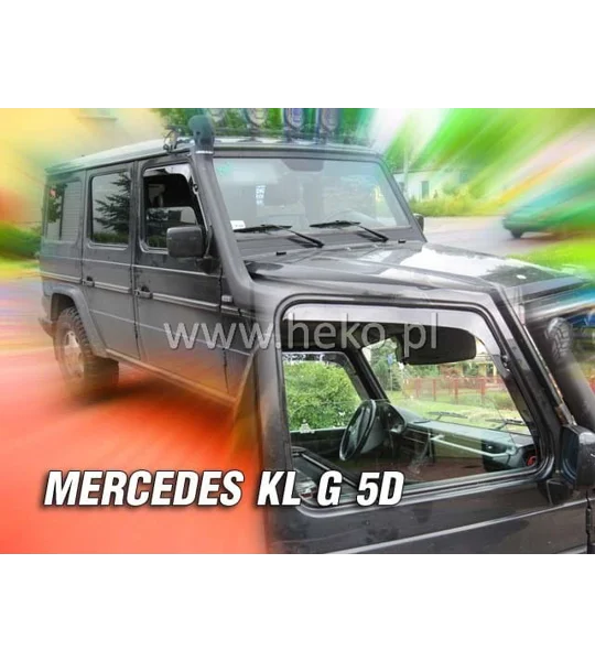 MERCEDES G Wagan II W463 5d 1990-2018 Brand New Heko 2 Piece Wind Deflectors 23273