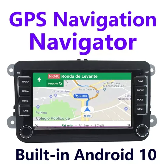 VW Navigation GPS Android Apple CarPlay Bluetooth Golf 5 6 Passat Caddy Skoda