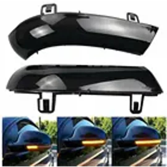 VW LED Dynamic Sequential Mirror Indicator Smoked