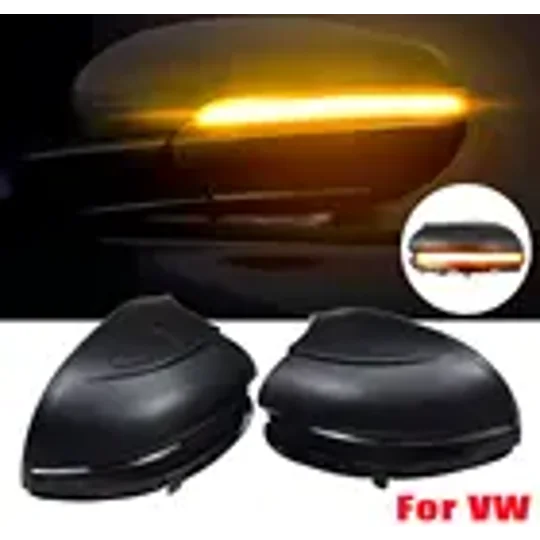 VW LED Dynamic Sequential Mirror Indicator Smoked
