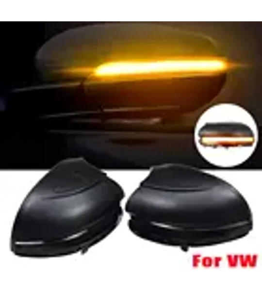 VW LED Dynamic Sequential Mirror Indicator Smoked