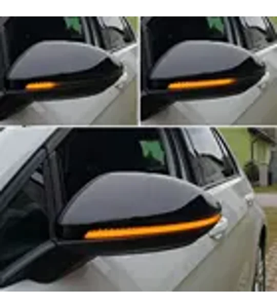 VW LED Dynamic Sequential Mirror Indicator Smoked