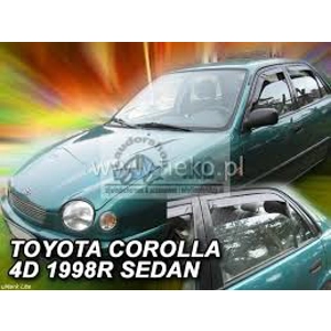 Toyota Corolla 4DR Saloon E11 Yrs 97-01 Brand New Heko 4 Piece Wind Deflectors 29631