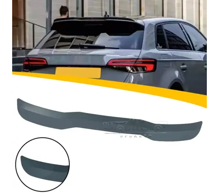 Audi A3 8V Sportback S line Yrs 12-20 Gloss Black Rear Window Spoiler Cap