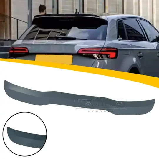 Audi A3 8V Sportback S line Yrs 12-20 Gloss Black Rear Window Spoiler Cap