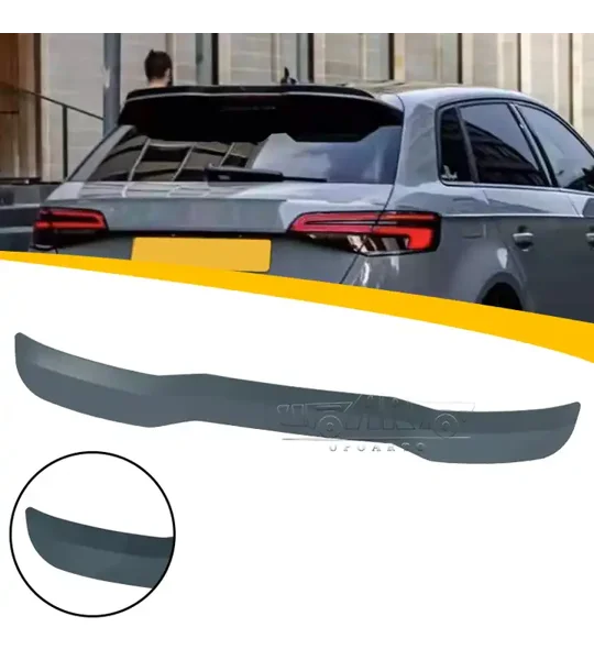 Audi A3 8V Sportback S line Yrs 12-20 Gloss Black Rear Window Spoiler Cap