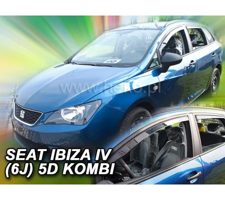 SEAT IBIZA 5D 2008-2017 WAGON Estate Brand New Heko 4 Piece Wind Deflectors Heko 28254