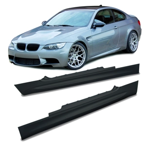 E92 Coupe Yrs 06 - 09  E93 Yrs 07 - 10 M3 Sport Style Sideskirts Plastic