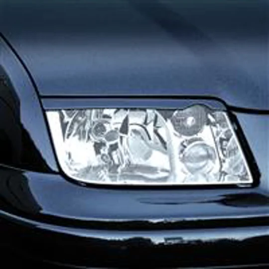 VW Bora 98 - 04 Pair Eyebrows Eyelids ABS Plastic