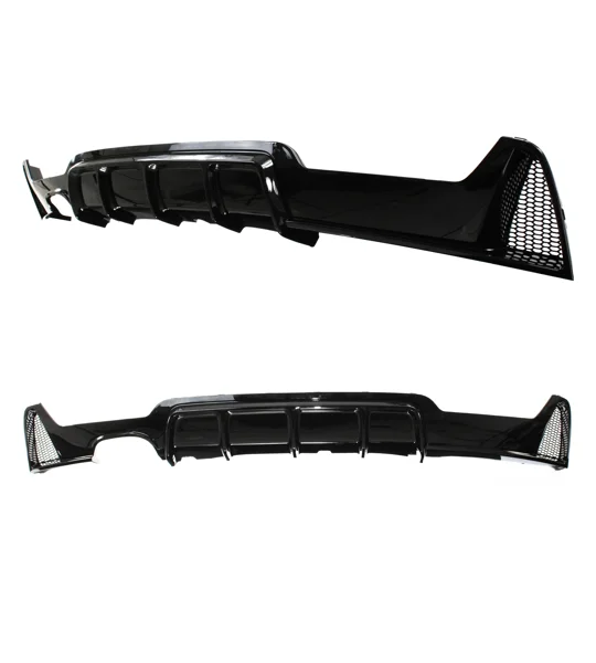 BMW 4 Series F32 F36 Yrs 13- on Rear Diffuser Lip Gloss Black