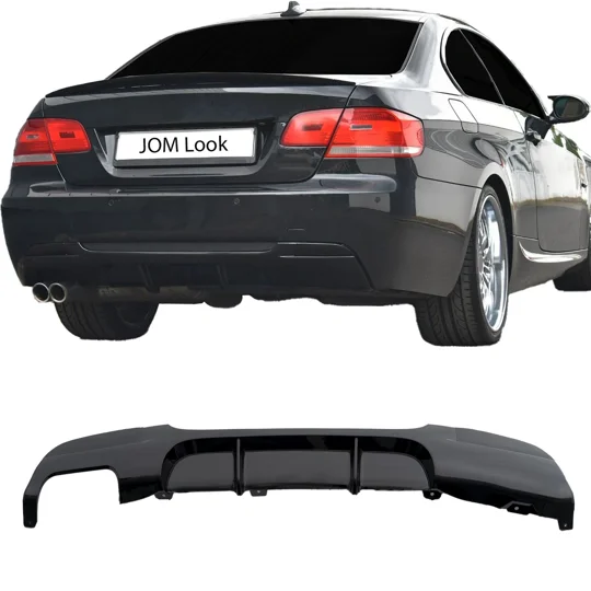 BMW 3 Series E90/E91 Yrs 05-12 Gloss Black Rear Bumper Diffuser