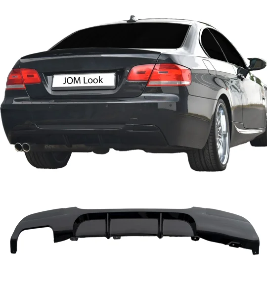 BMW 3 Series E90/E91 Yrs 05-12 Gloss Black Rear Bumper Diffuser