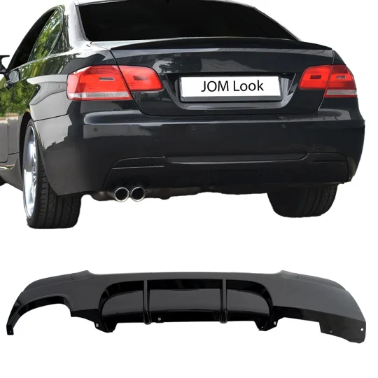 BMW 3 Series E92/E93 Yrs 06-13 Gloss Black Rear Bumper Diffuser