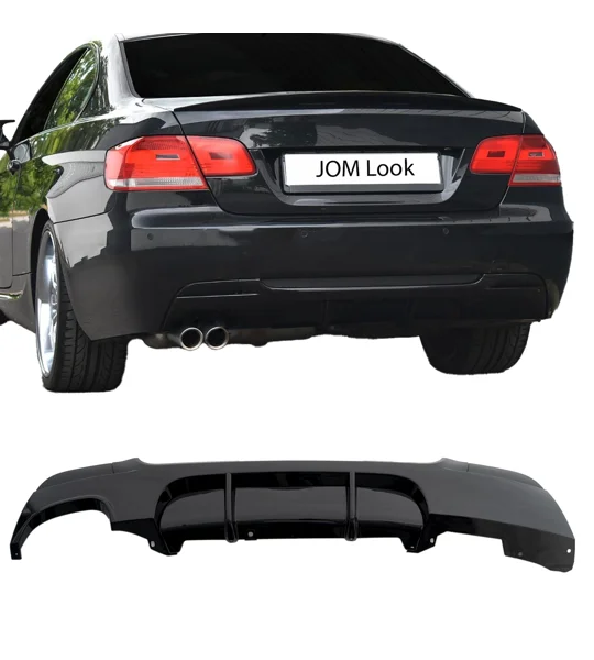 BMW 3 Series E92/E93 Yrs 06-13 Gloss Black Rear Bumper Diffuser