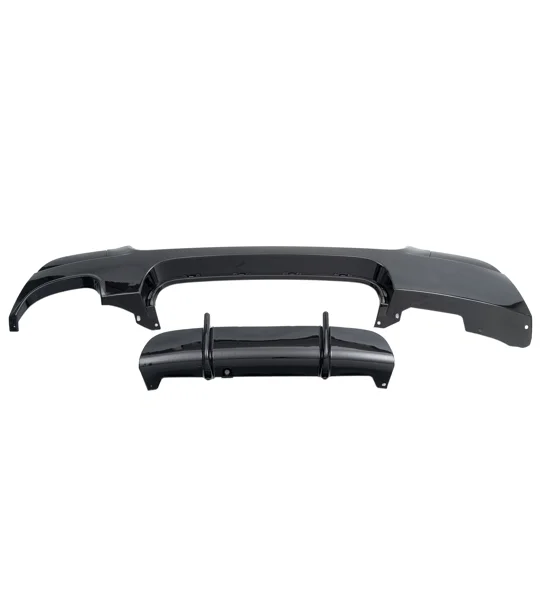 BMW 3 Series E92/E93 Yrs 06-13 Gloss Black Rear Bumper Diffuser