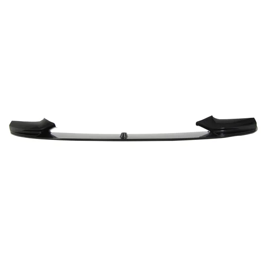 BMW 5 Series F10 F11 Yrs 10- Gloss Black M Performance Front Bumper Lip 2Pc Design